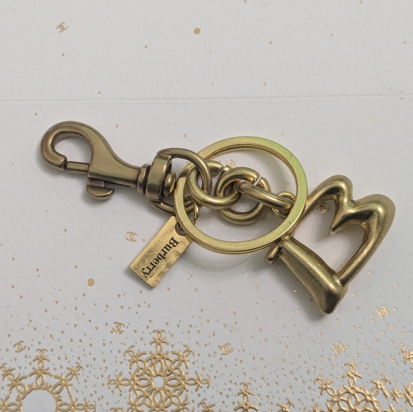 Burberry Gold Key Holder - Picture 2 of 8
